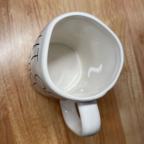 Rae Dunn "Out Of Office" Ceramic Mug 16 Oz White - Picture 2 of 2